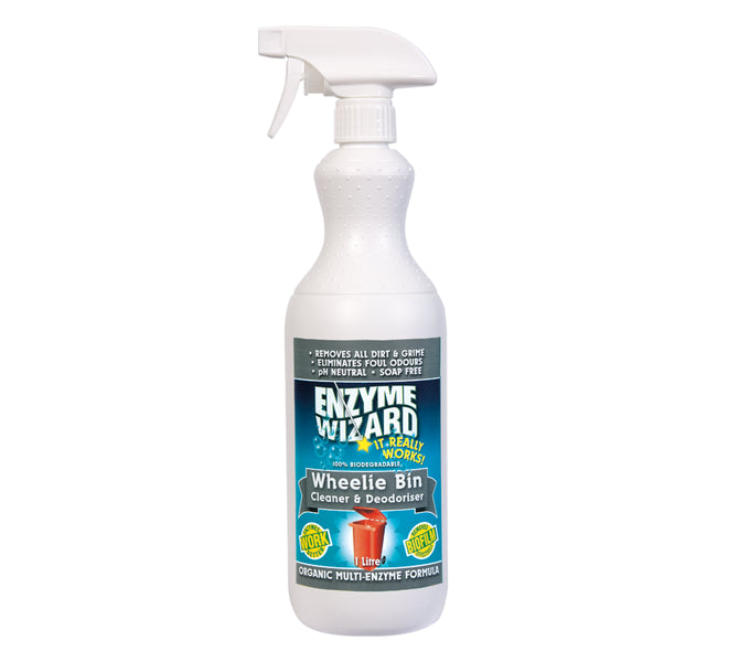 Enzyme Wizard Wheelie Bin Cleaner & Deodoriser 1 litre bottle