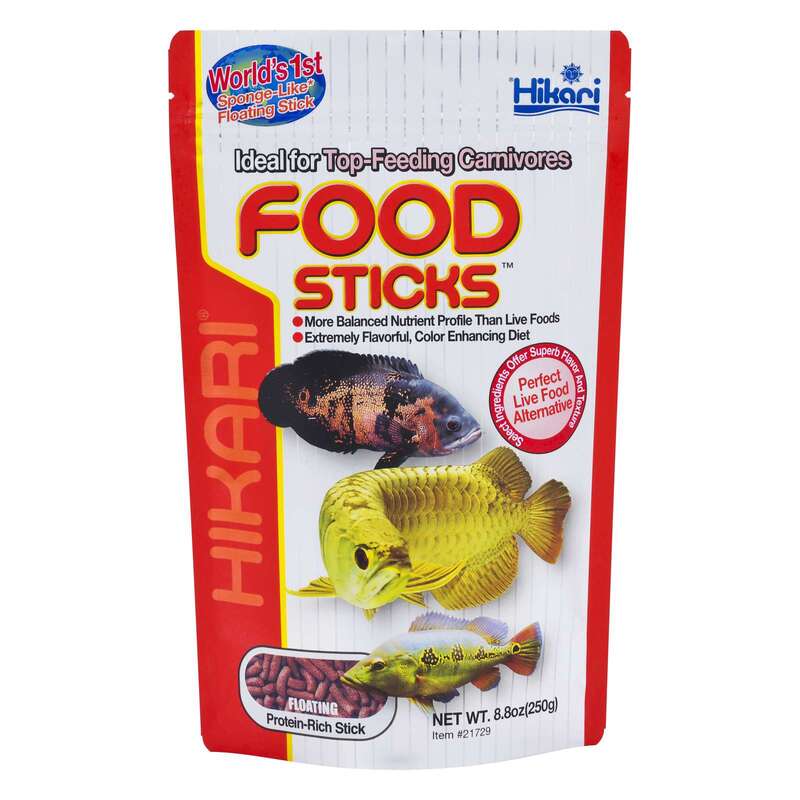 Hikari Food Sticks fish food, product shot