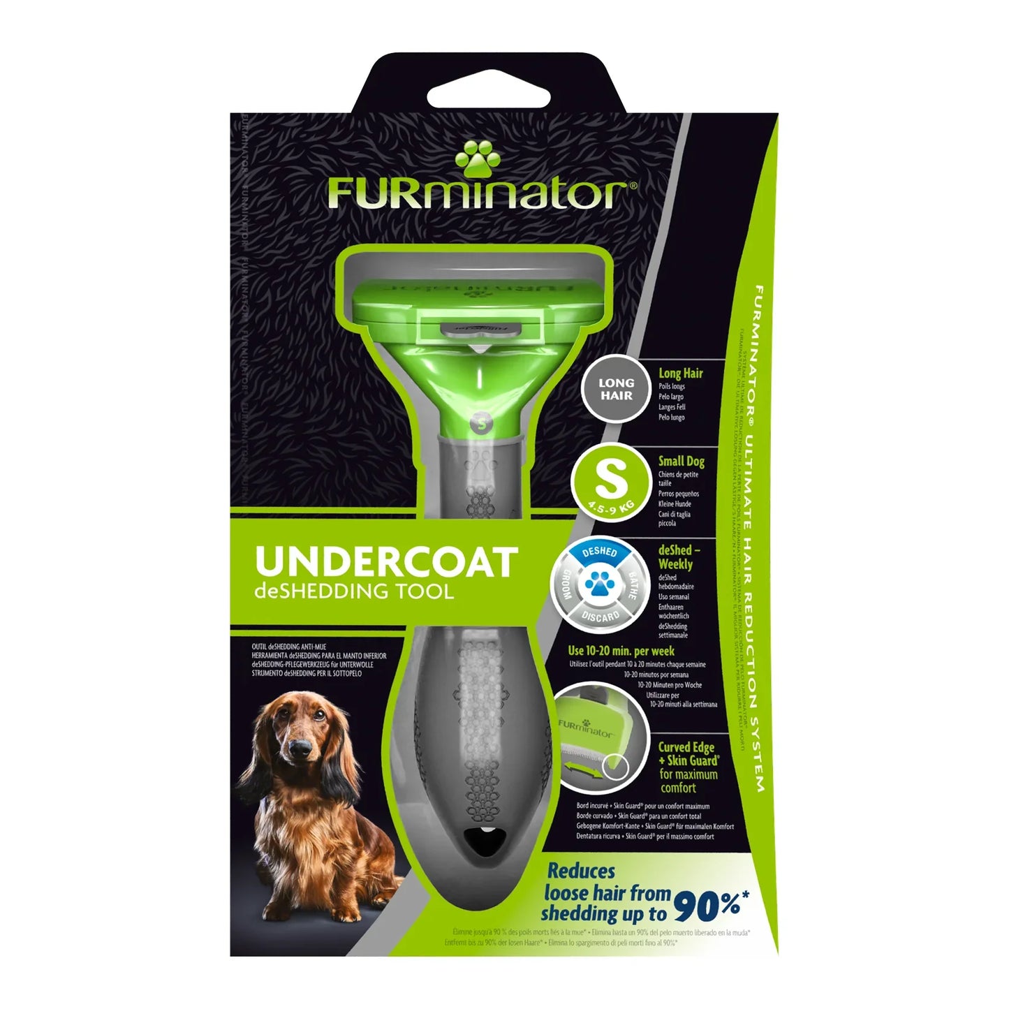 FURminator – Undercoat Deshedding Tool – Long Hair Dogs