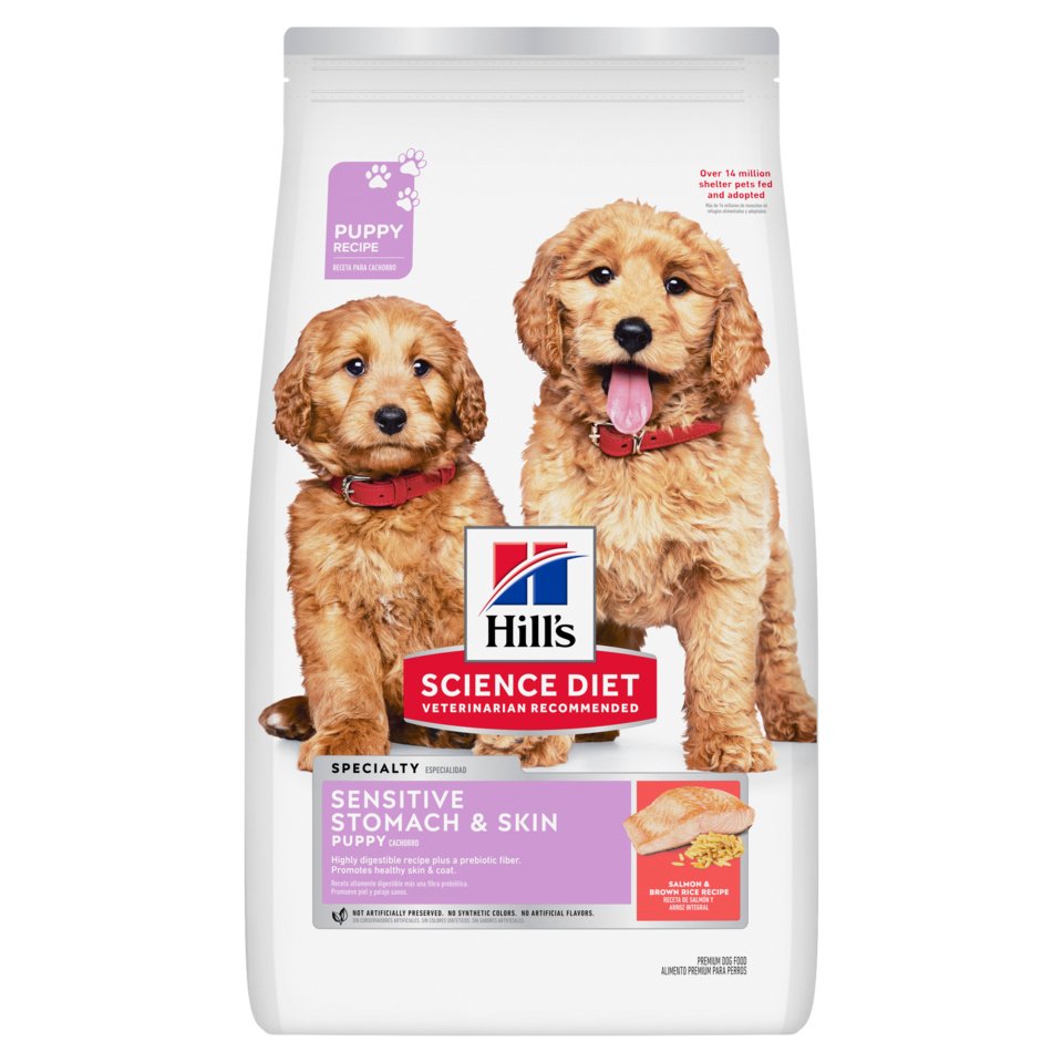 Hill's Science Diet Puppy Sensitive Stomach & Skin dry food bag front