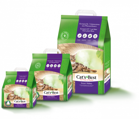 Cat's Best Smart Pellets available bag sizes