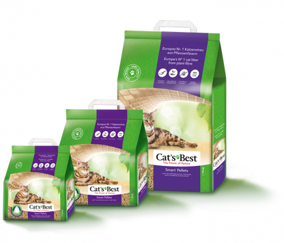 Cat's Best Smart Pellets available bag sizes
