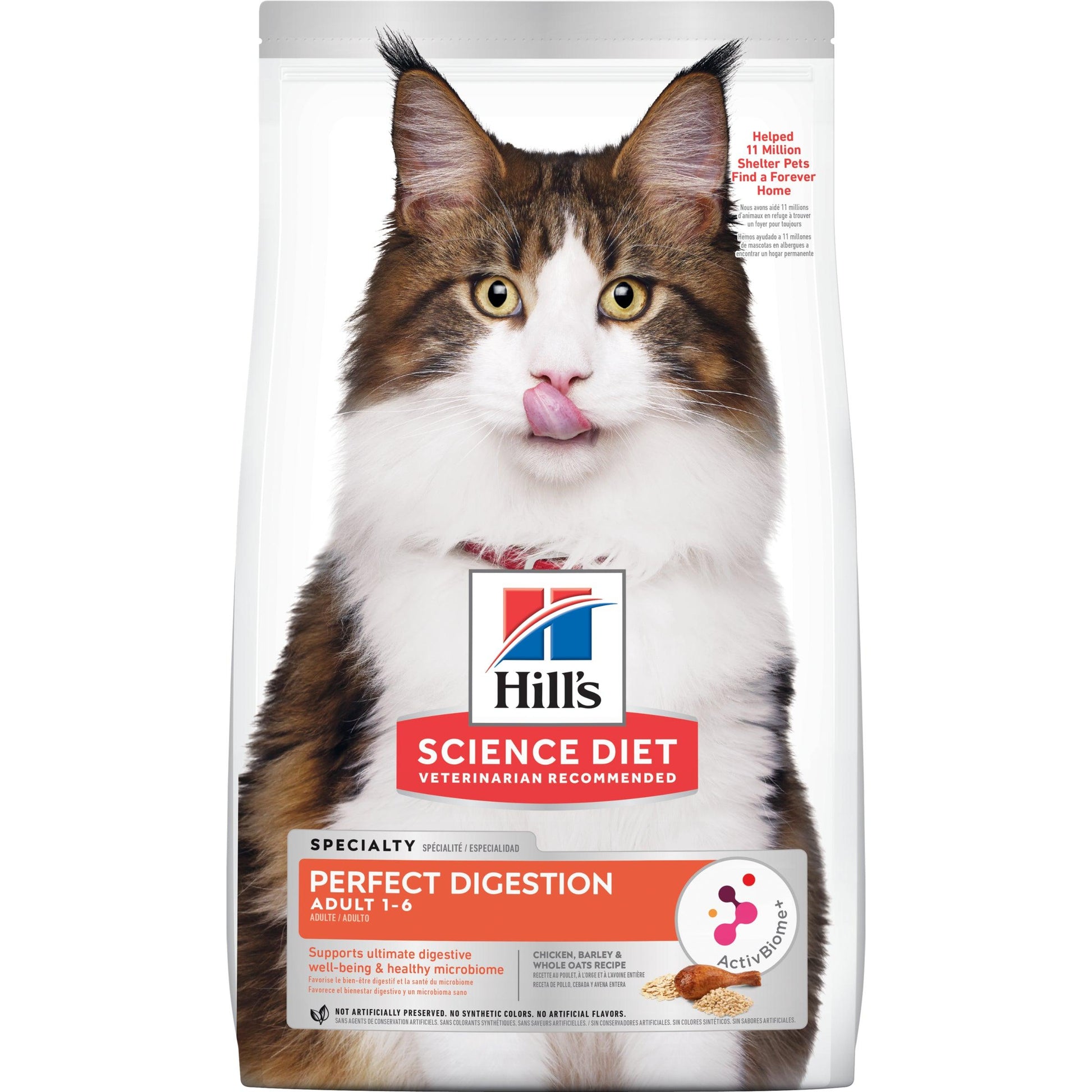 Hill's – Science Diet – Adult Cat (1-6) – Perfect Digestion