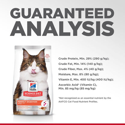 Hill's – Science Diet – Adult Cat (1-6) – Perfect Digestion