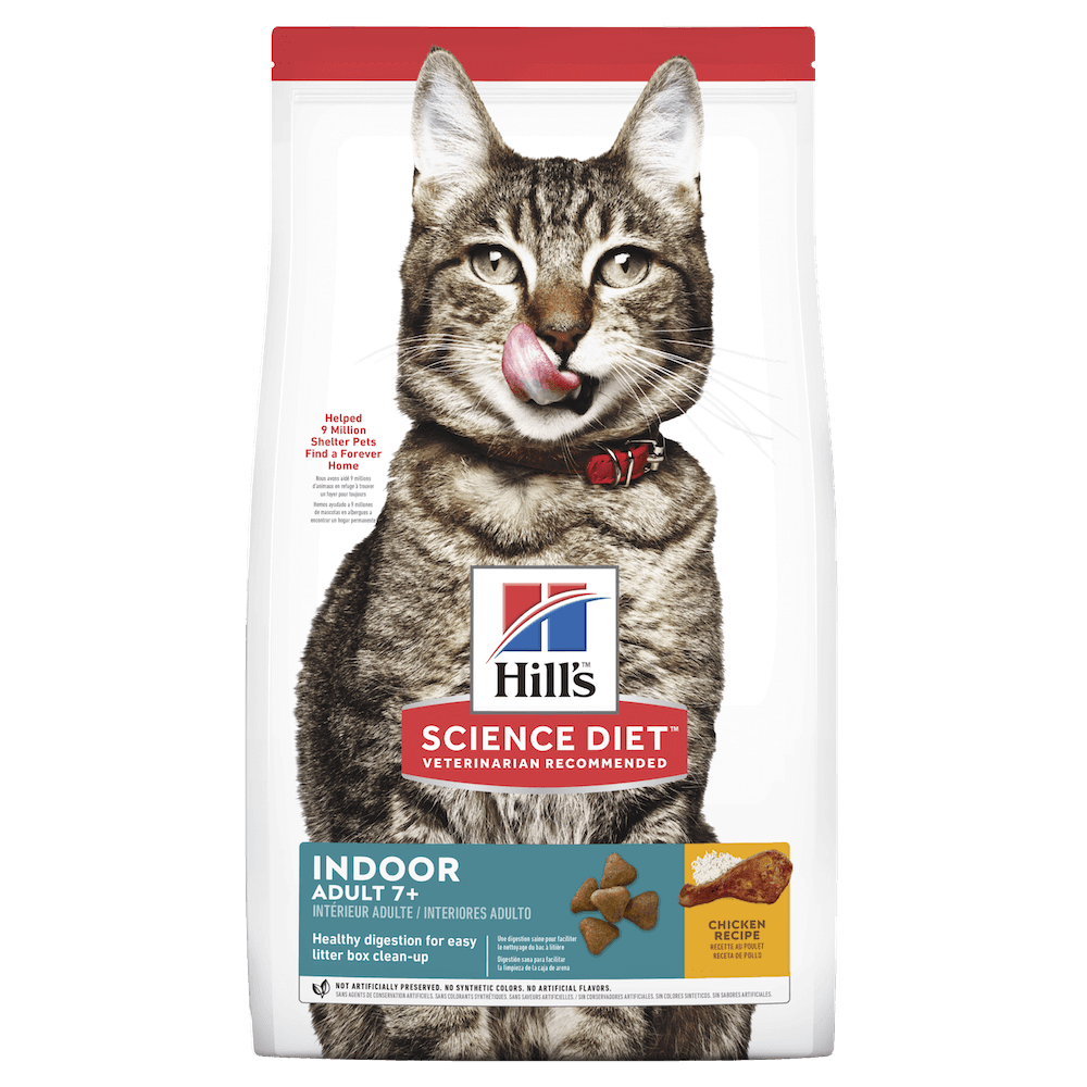 Hill's – Science Diet – Adult Cat (7+) – Indoor