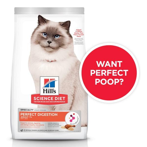Hill's – Science Diet – Adult Cat (7+) – Perfect Digestion