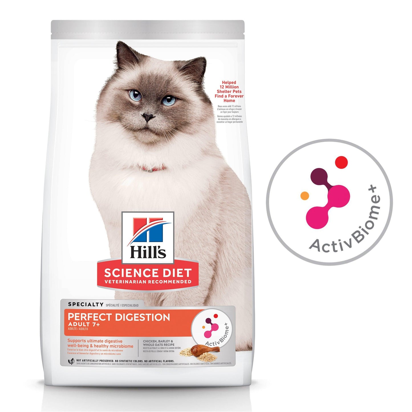 Hill's – Science Diet – Adult Cat (7+) – Perfect Digestion