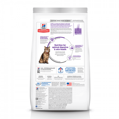 Hill's – Science Diet – Adult Cat – Sensitive Stomach & Skin