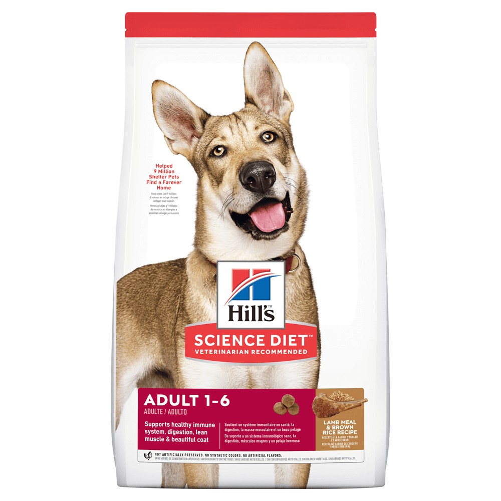 Hill's – Science Diet – Adult Dog (1-6) – Lamb & Rice