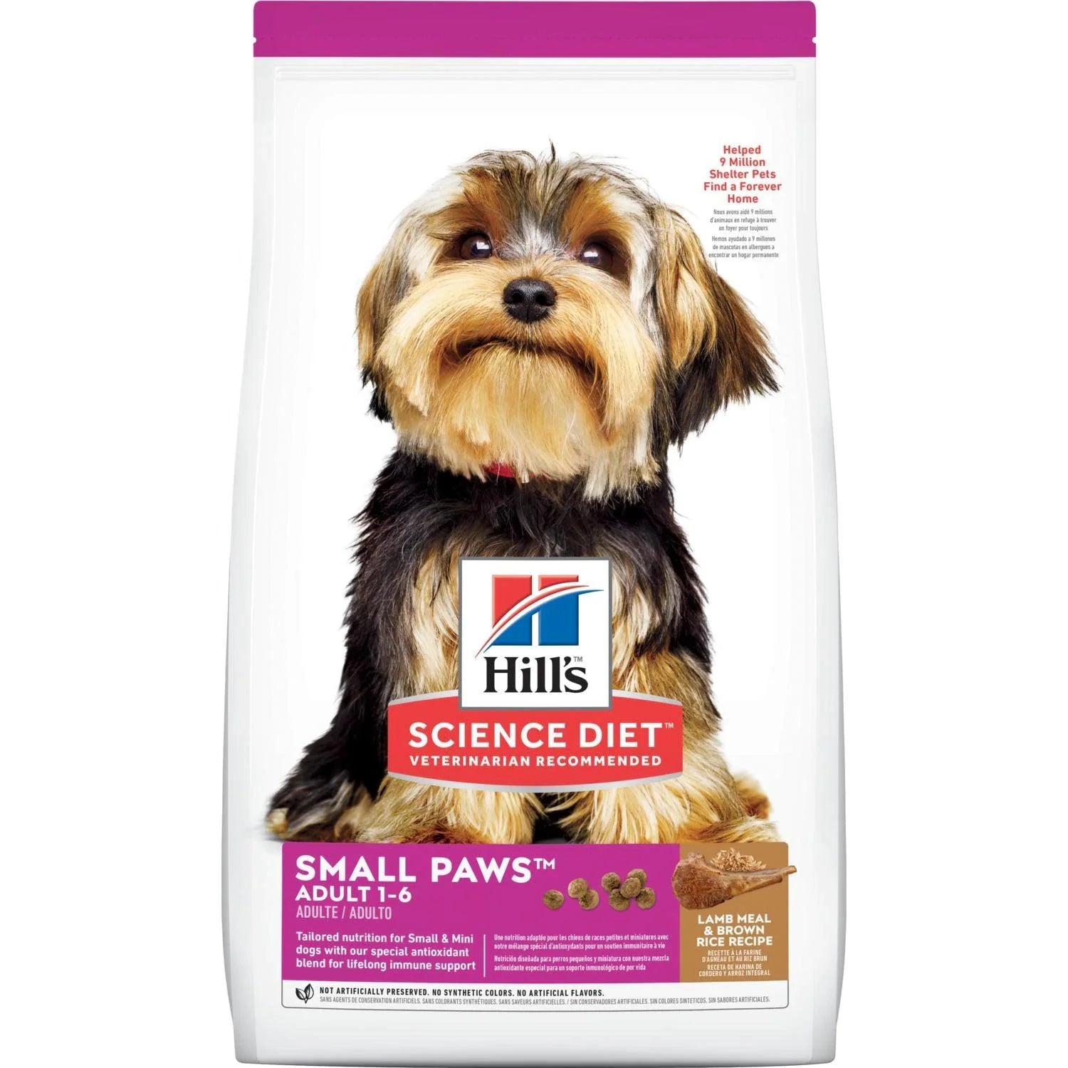 Hill's – Science Diet – Adult Dog (1-6) – Small Paws – Lamb & Rice