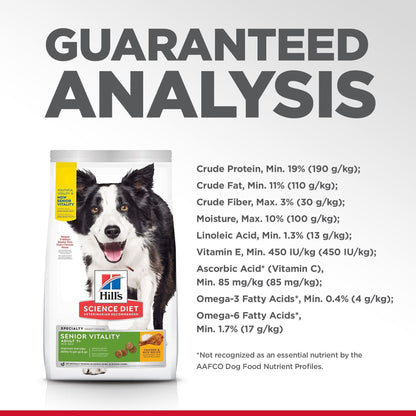 Hill's – Science Diet – Adult Dog (7+) – Senior Vitality