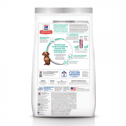 Hill's – Science Diet – Adult Dog – Perfect Weight – Small & Mini