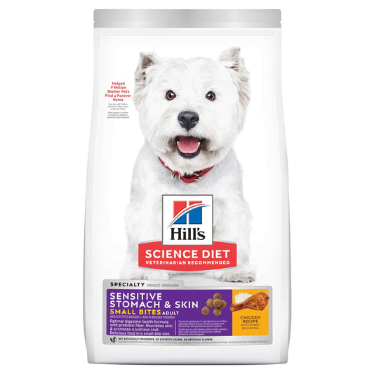 Hill's – Science Diet – Adult Dog – Sensitive Stomach & Skin – Small Bites