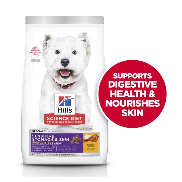 Hill's – Science Diet – Adult Dog – Sensitive Stomach & Skin – Small Bites