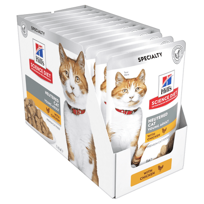 Hill's – Science Diet – Wet Food – Adult Cat - 12 x 85g Pouches