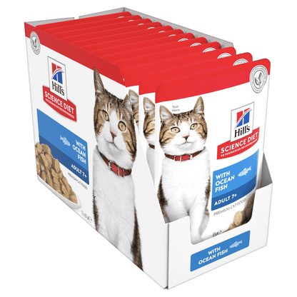 Hill's – Science Diet – Wet Food – Adult Cat - 12 x 85g Pouches