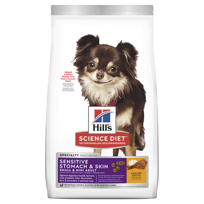 Hill's Science Diet Sensitive Stomach & Skin Small & Mini dry dog food bag