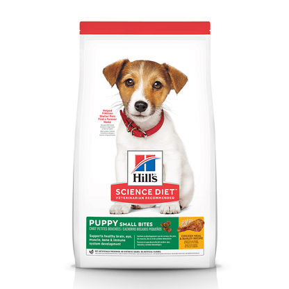 Hill's Science Diet Small Bites Puppy dry dog food bag front