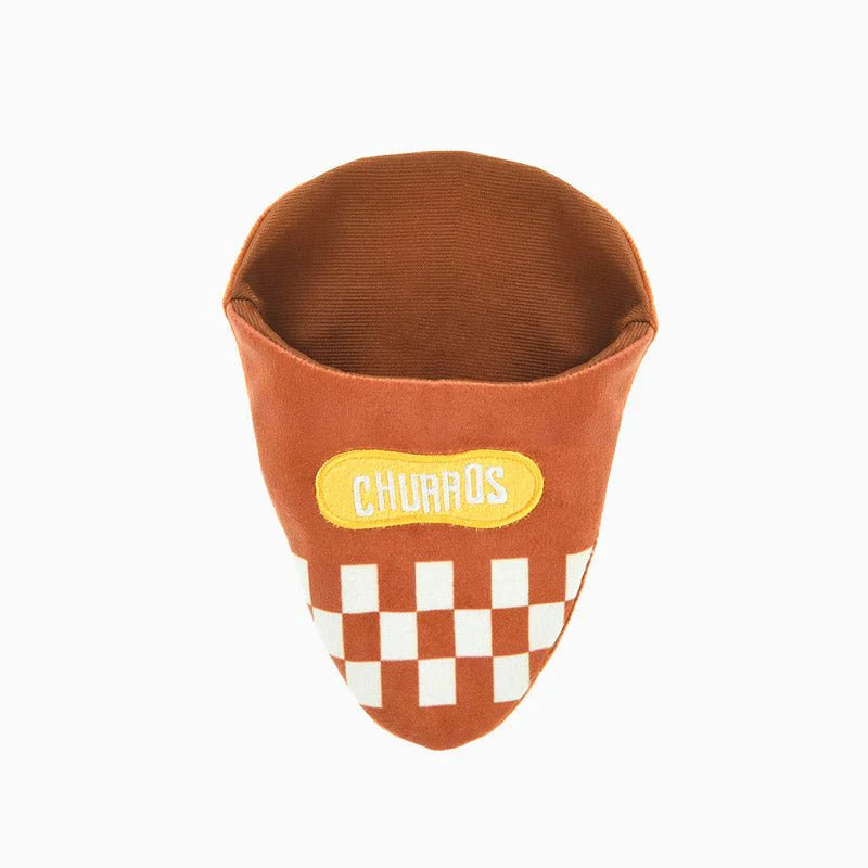 Hugsmart Food Party Churros Dog Toy Set