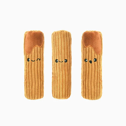 Hugsmart Food Party Churros Dog Toy Set