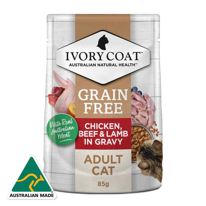 Ivory Coat – Wet Food – Adult Cat – GRAIN FREE - 12 x 85g