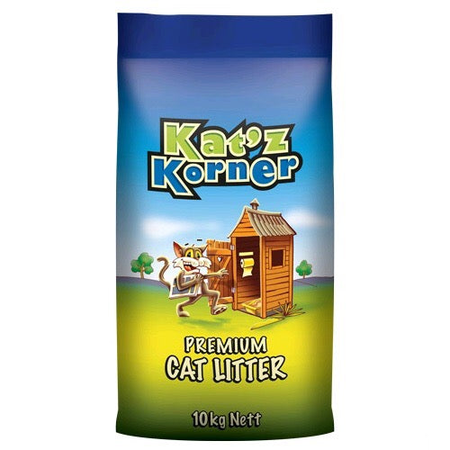 Bag of Laucke Kat'z Korner premium cat litter