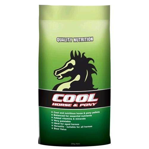 Bag of Laucke Cool Horse & Pony pelleted feed, 20kg