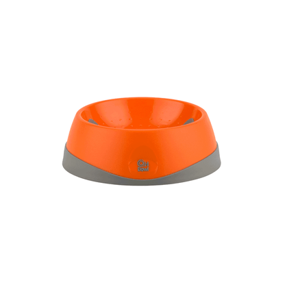 LickiMat OH Bowl orange colourway front view