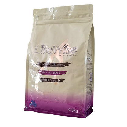 LifeWise – Puppy Stage 3 – GRAIN FREE – Turkey – Large Bites