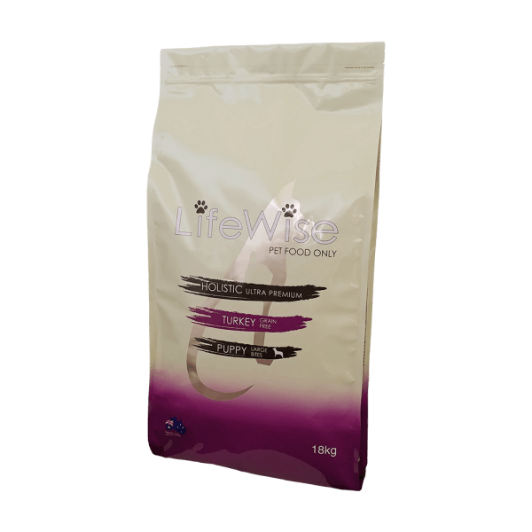 LifeWise – Puppy Stage 3 – GRAIN FREE – Turkey – Large Bites