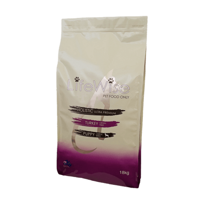 LifeWise – Puppy Stage 3 – GRAIN FREE – Turkey – Large Bites