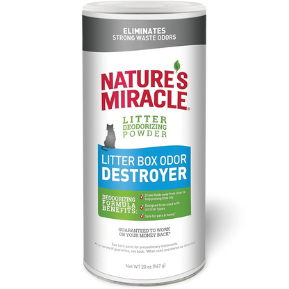 Nature's Miracle Litter Deodorizing Powder container