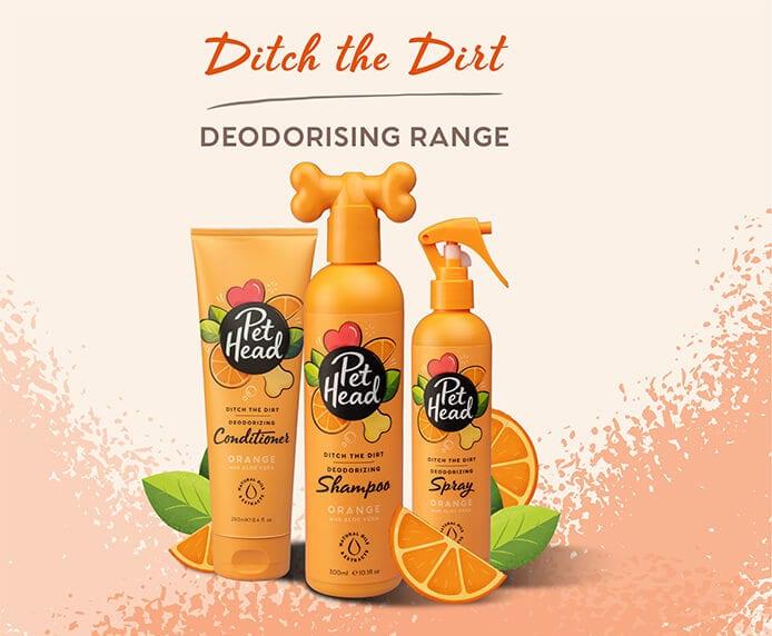 Pet Head – Ditch the Dirt Deodorising Range