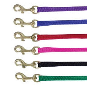 Beau Pets puppy nylon lead with gold clip laid flat