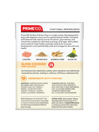 Prime100 – SPD Slow Cooked Chicken & Brown Rice