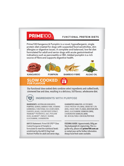 Prime100 – SPD Slow Cooked Kangaroo & Pumpkin