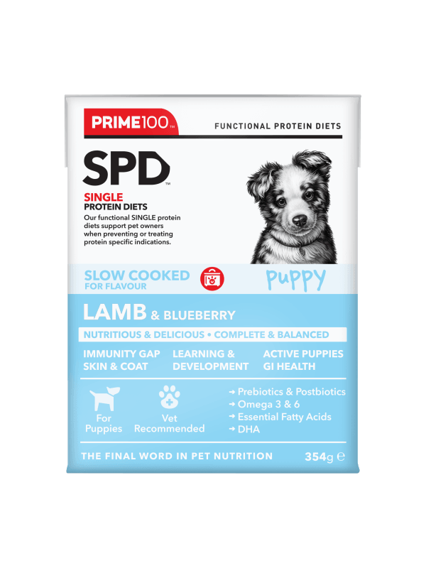 Prime100 – SPD Slow Cooked Lamb & Blueberry – Puppy