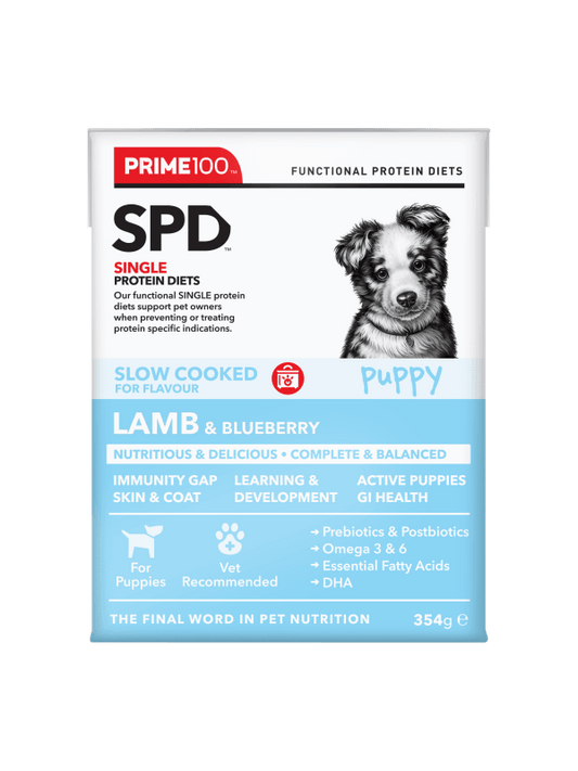 Prime100 – SPD Slow Cooked Lamb & Blueberry – Puppy