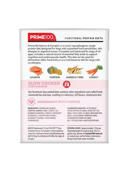 Prime100 – SPD Slow Cooked Salmon & Pumpkin
