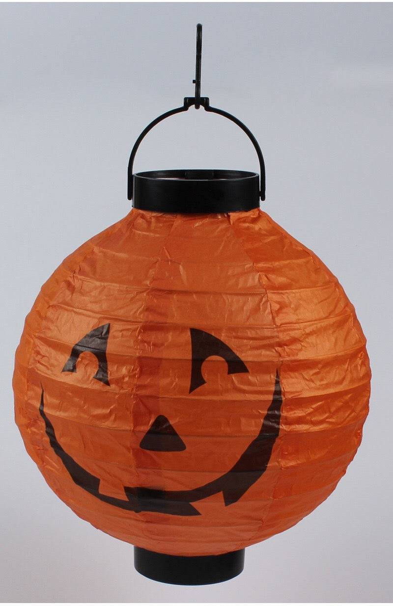 Halloween Handheld Halloween Pumpkin Paper Lantern Hanging Light-Up Pendant 4 pieces set-2