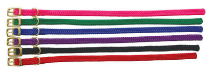 Close-up of the gold buckle on the Beau Pets 30cm puppy nylon collar