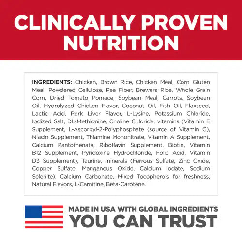 Hill's Science Diet Perfect Weight & Joint Support ingredient close-up
