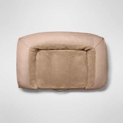 MiniJumbuk Sleep Calm Couch Dog Bed – Fawn Luxury Bolster Bed