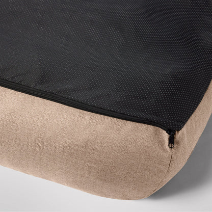 MiniJumbuk Sleep Calm Couch Dog Bed – Fawn Luxury Bolster Bed
