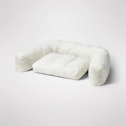 MiniJumbuk Sleep Calm Couch Dog Bed – Fawn Luxury Bolster Bed