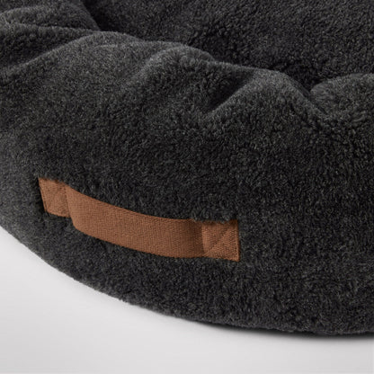 MiniJumbuk Sleep Calm Oasis Dog Bed – Storm Grey Calming Donut Bed