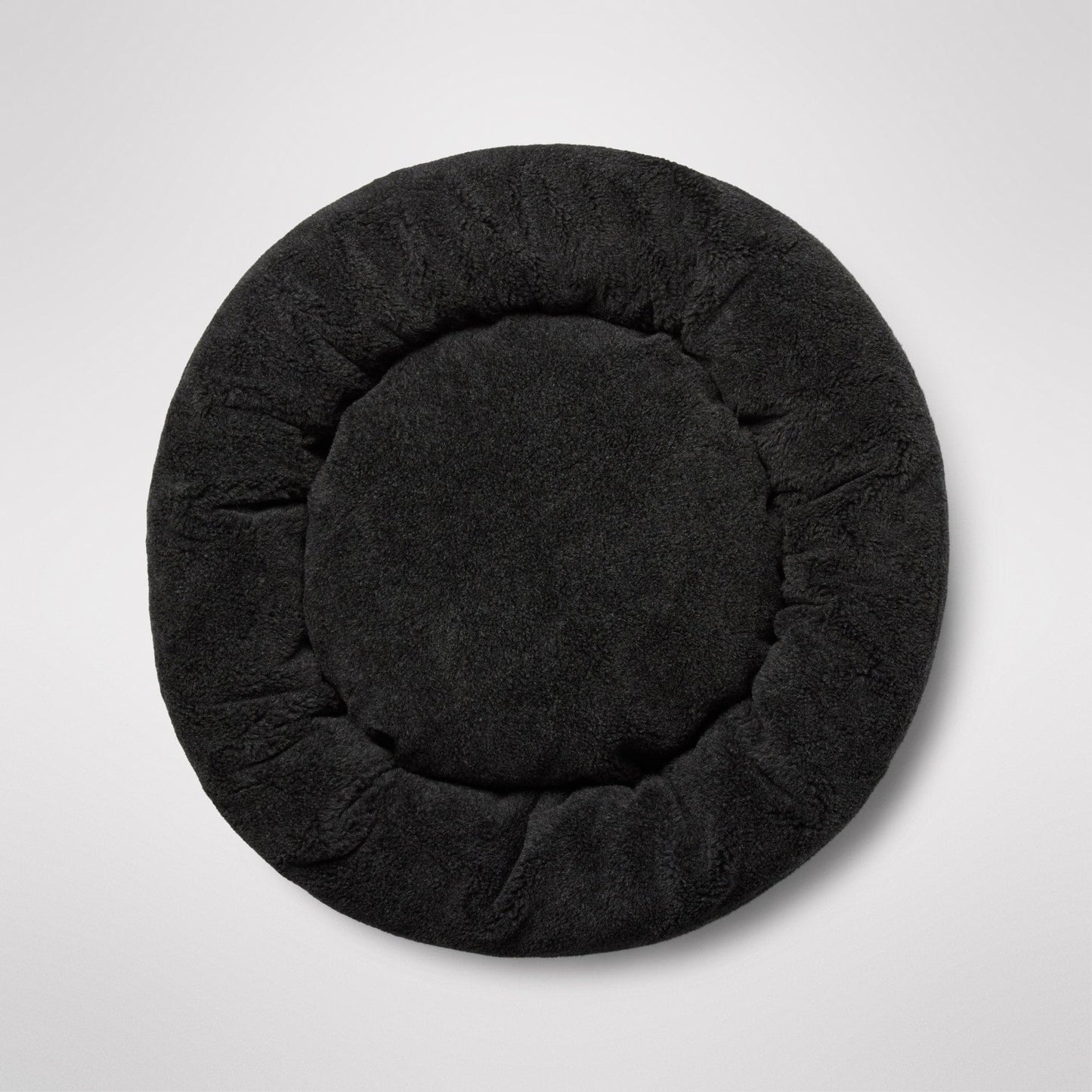 MiniJumbuk Sleep Calm Oasis Dog Bed – Storm Grey Calming Donut Bed