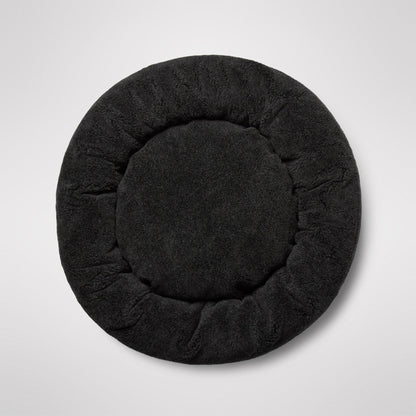 MiniJumbuk Sleep Calm Oasis Dog Bed – Storm Grey Calming Donut Bed