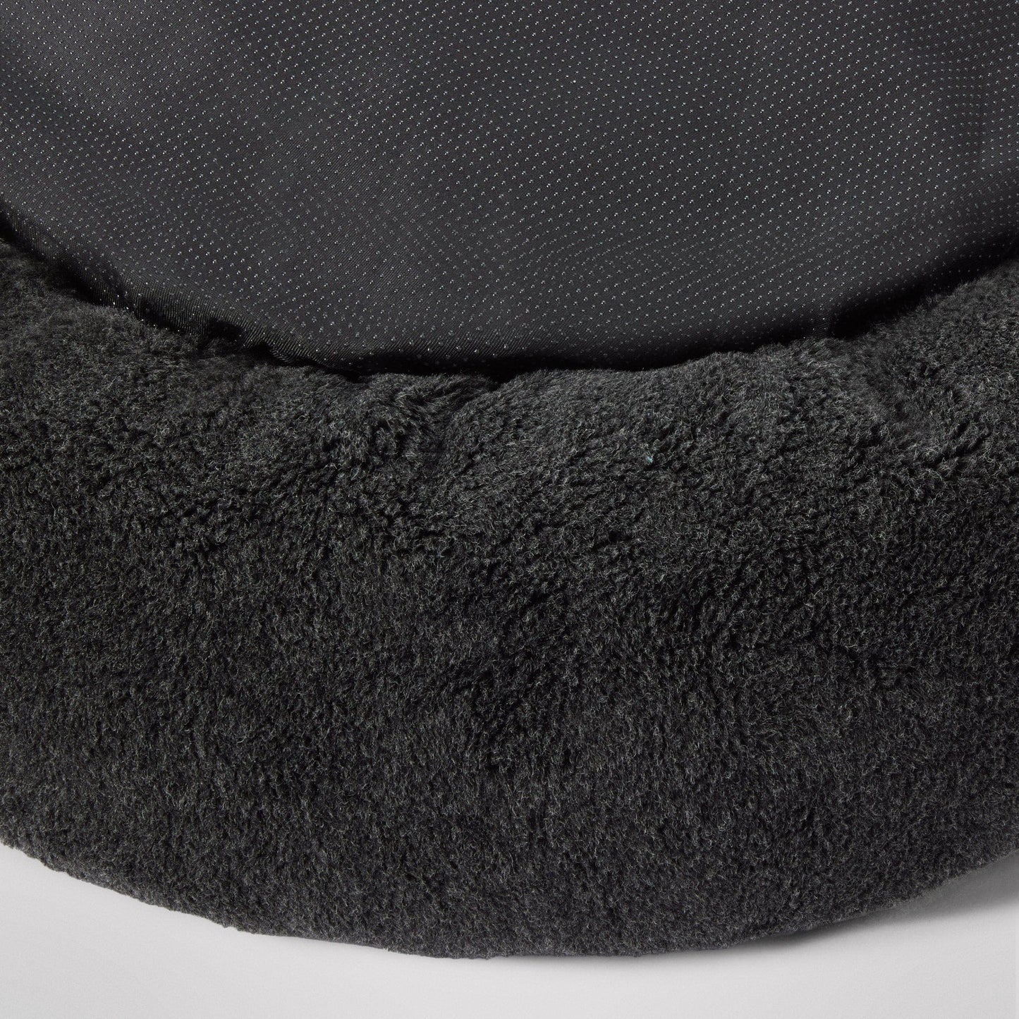 MiniJumbuk Sleep Calm Oasis Dog Bed – Storm Grey Calming Donut Bed