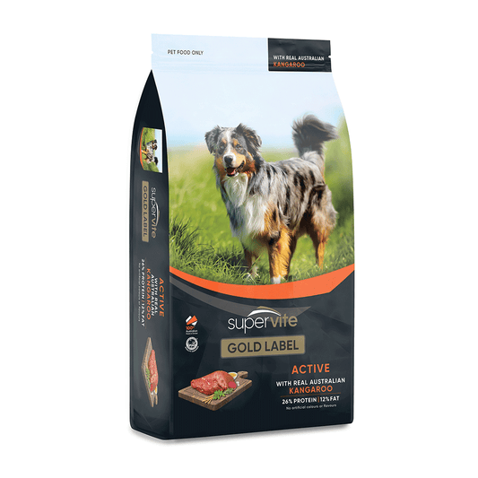 Supervite Gold Label – Adult Dog Food– Active Kangaroo